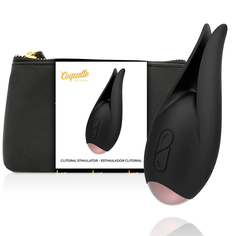 Stimulateur Clitorial Noir / Or Coquette Chic Desire