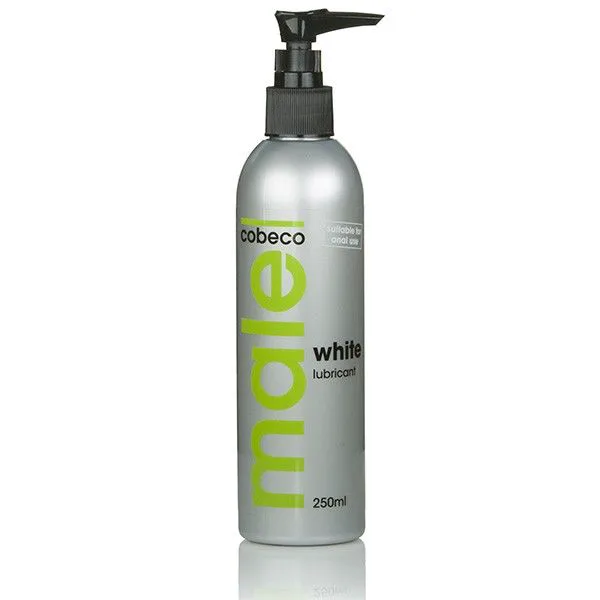 Lubrifiant Male Blanc 250 ML Cobeco blanc lubrifiant base eau