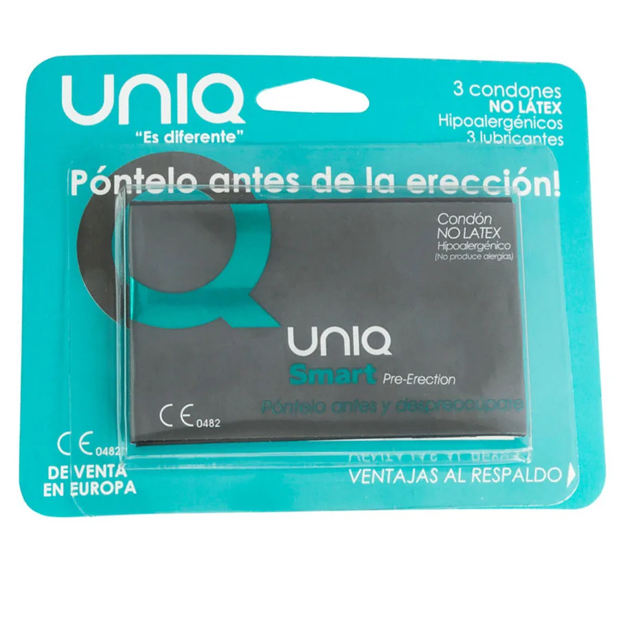 Smart Sans Latex Pre-erection Préservatifs 3 Unités Uniq
