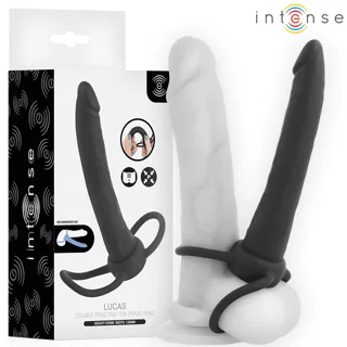 Lucas Gode Anal avec Cockring et Testiculaire en Silicone Intense cockring