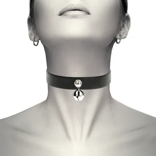 Collier BDSM en cuir