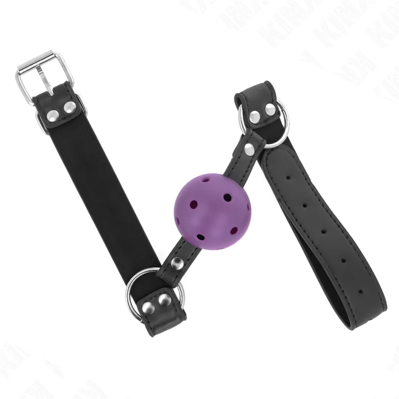 Balle Respirante 4 CM Bag avec Double Rivet Violet 62,5 X Kink violet bâillon
