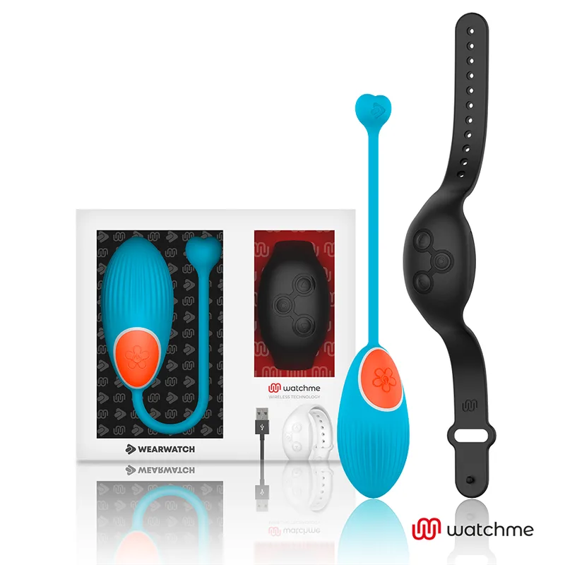 Vibromasseur Télécommande Watchme Technologie Bleu Oeuf / Jet Wearwatch