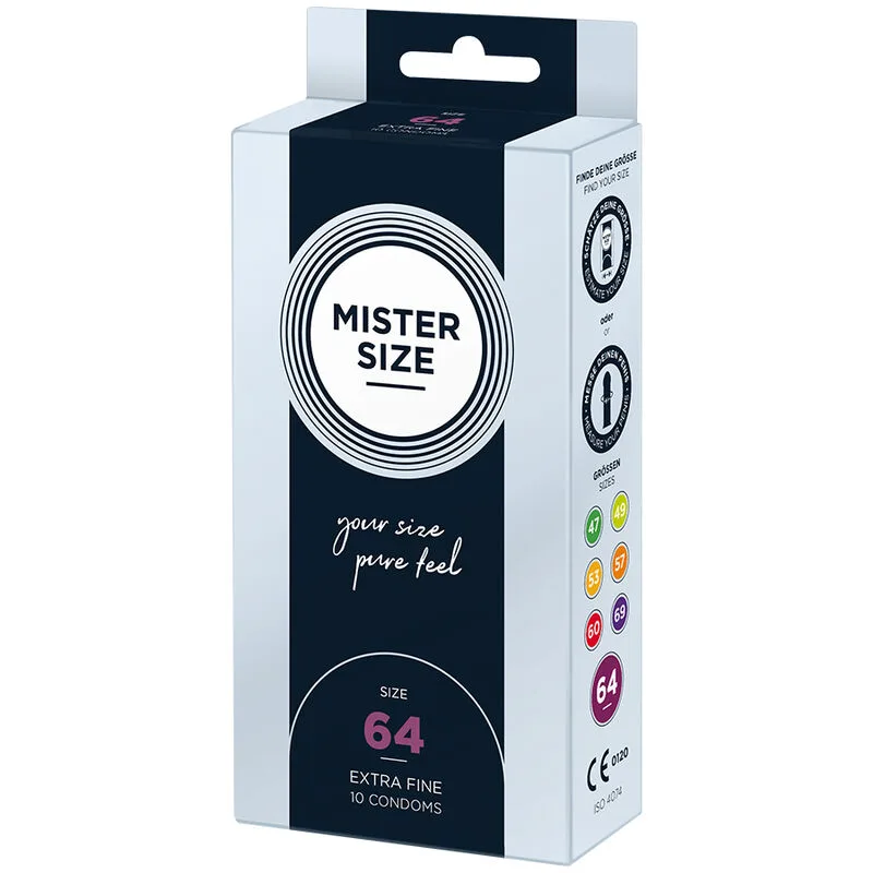 Préservatifs Taille XXL 64 mm (10 Unités) Mister Size