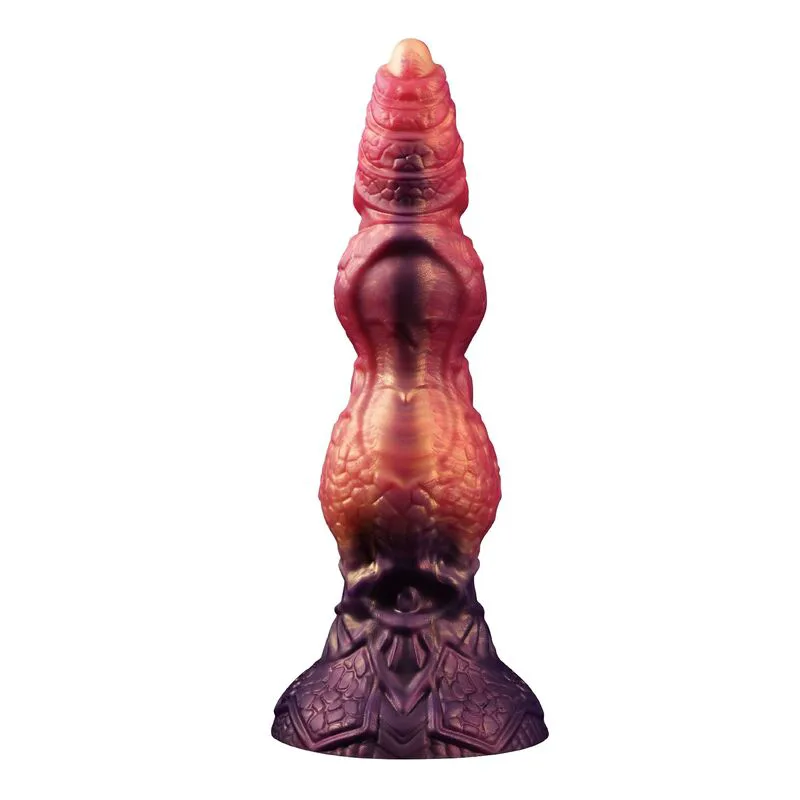 Savage Beastlord Tricolor Fantasy Gode en Silicone 24 cm