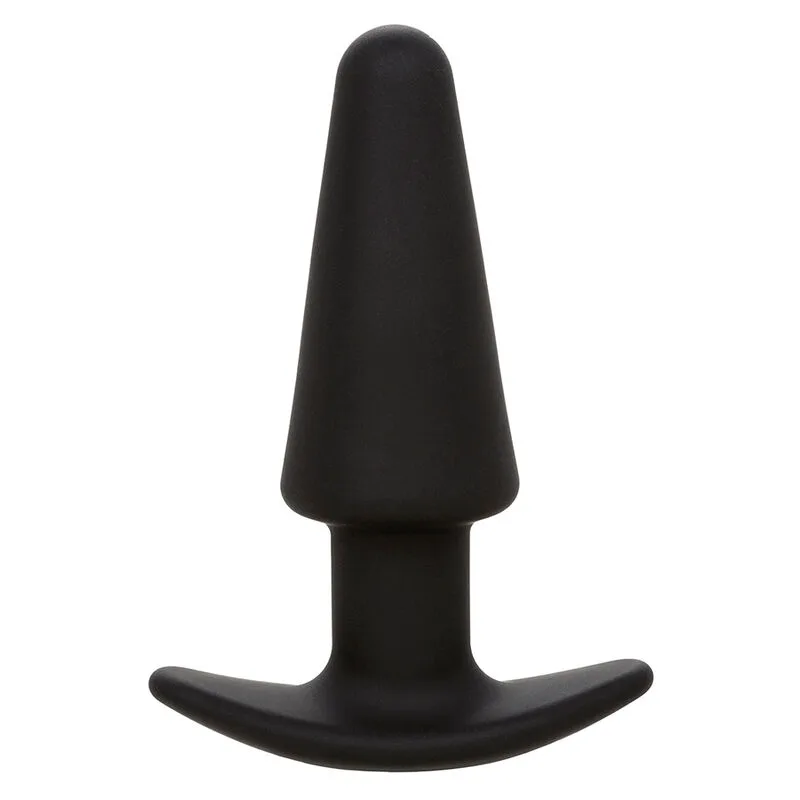 Rock Bottom Effilé Plug Anal 10 Vibrations Silicone Noir