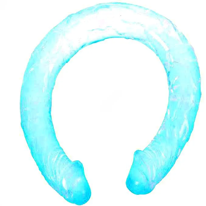 Double Gode Bleu 44,5 cm Baile