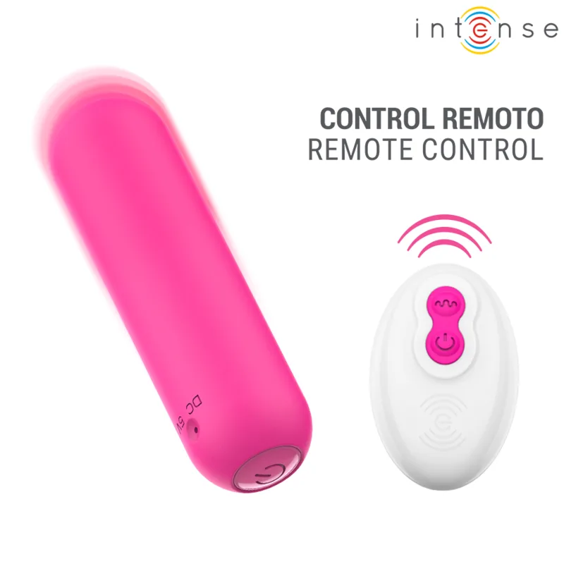 Vibromasseur Judy Vibrante Rechargeable avec Télécommande Rose Intense