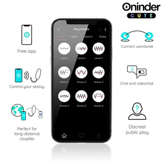 Œuf vibrant Oninder Cute, vue rapprochée