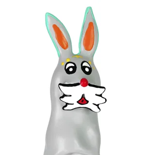 Préservatifs Fantaisie Peints à la Main en Forme de Lapin