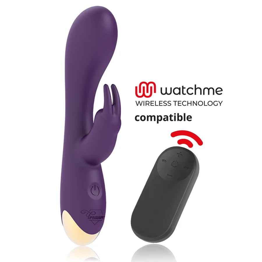 Laurence Vibromasseur Rabbit + Télécommande Watchme Treasure