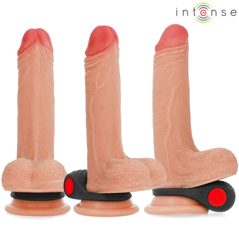 Clover Vibromasseur Anneau pénien 10 Vibrations Noir Intense