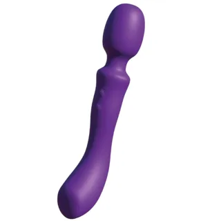 Wand She.e.o double extrémité vu de trois quarts, boutons sur le manche