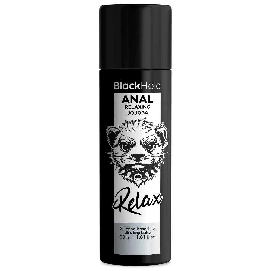 Lubrifiant Relaxant Anal Jojoba Relax Base Silicone 30 ml Black Hole