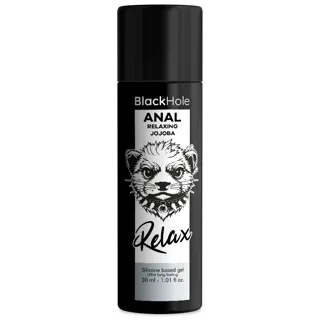 Lubrifiant Relaxant Anal Jojoba Relax Base Silicone 30 ml Black Hole