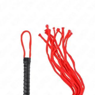 Fouet Corde Rojo 56 CM Kink