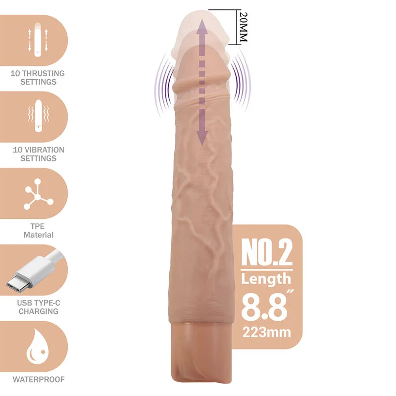 Kessler Gode Vibrant Réaliste avec 10 Modes de Vibration