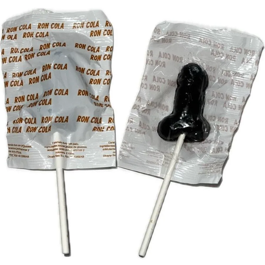 1 Sucette Pénis Saveur Ron Cola 10% Alcool Diablo Goloso jeu coquin