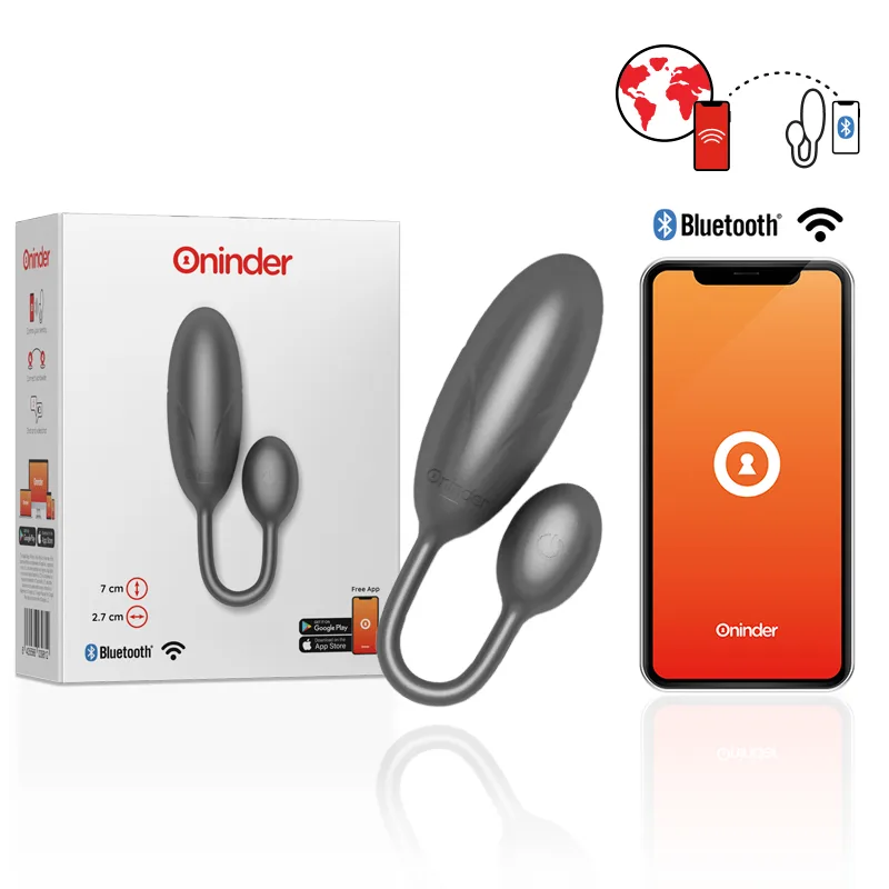 Vibromasseur Uf Vibrant Denver Noir 7 x 2,7 cm Application Gratuite Oninder