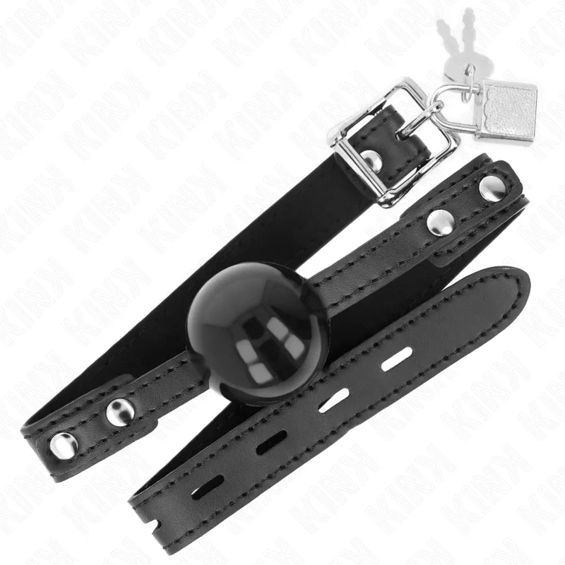 Balle TPE Souple 4 CM Bâillon Modèle 3 60 X 2 CM Réglable Kink bâillon