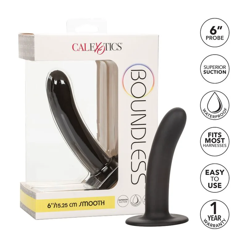 Boundless Gode 15,25 cm Compatible Harnais Lisse Calexotics