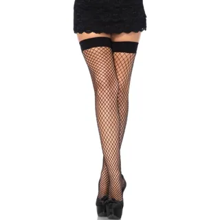 Porte-jarretelles Cuisses Résille Noir Taille Unique Leg Avenue