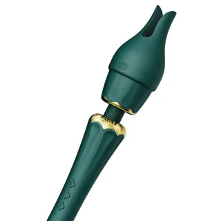 Baguette Kyro Zalo - détail de la texture - Vert sapin