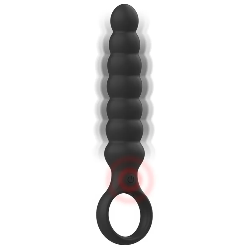 Dilatateur Anal Puissant en Silicone Bob Black&Silver
