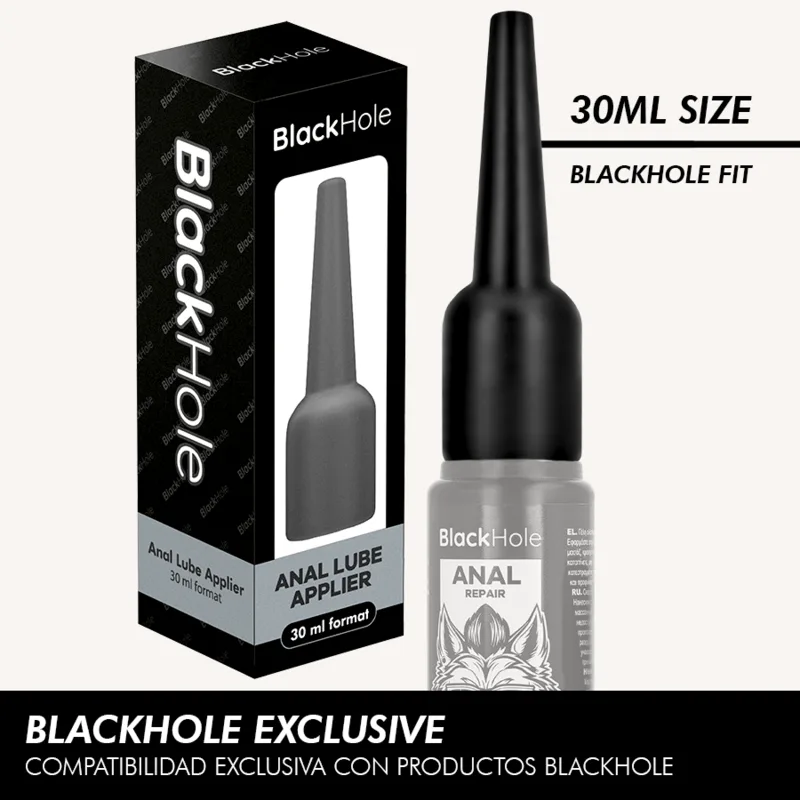 Applicateur de Lubrifiant Anal Taille S 30 ml Black Hole