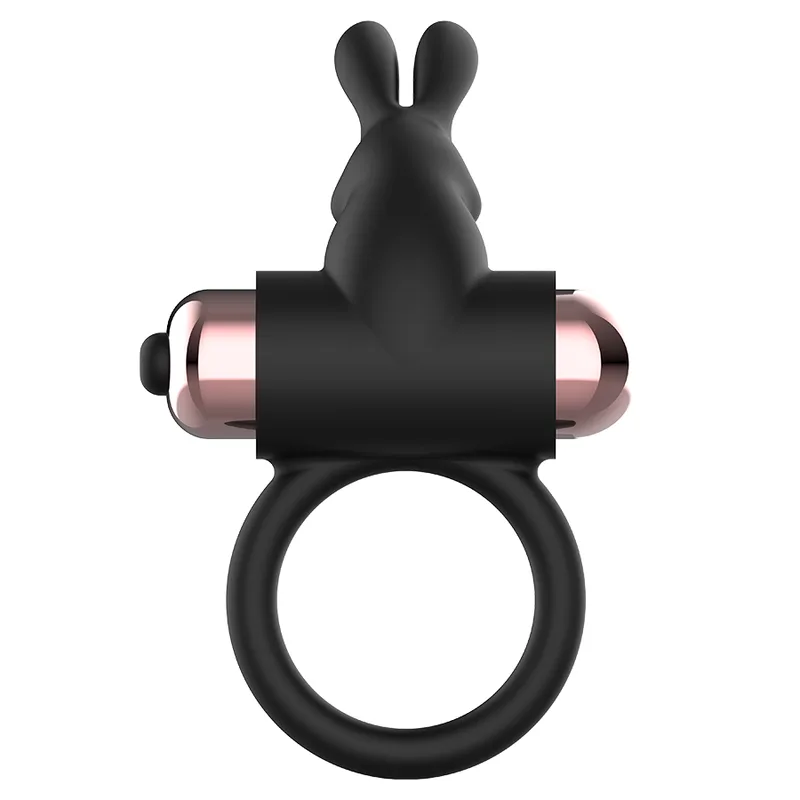 Cockring avec Vibromasseur Noir/ Or Coquette Chic Desire