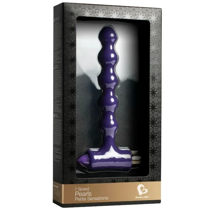 Off - Plug Anal avec Vibration et Perles Riverles Petite Rocks