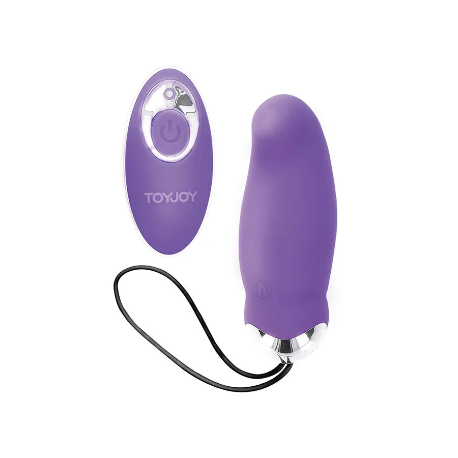 Œuf Vibrant Eggsplode ToyJoy en silicone et abs, coloris violet