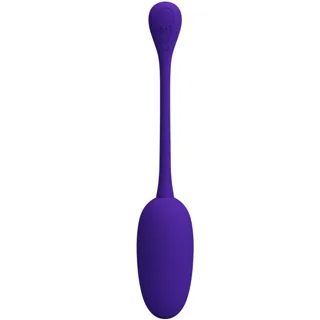 Œuf Vibrant Knucker Pretty Love - avec son échelle de taille - Violet