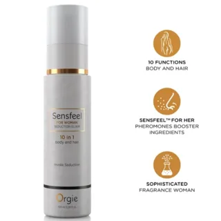 Sensfeel Élixir de Séduction pour Femme 10 en 1 Corps et Orgie bien etre