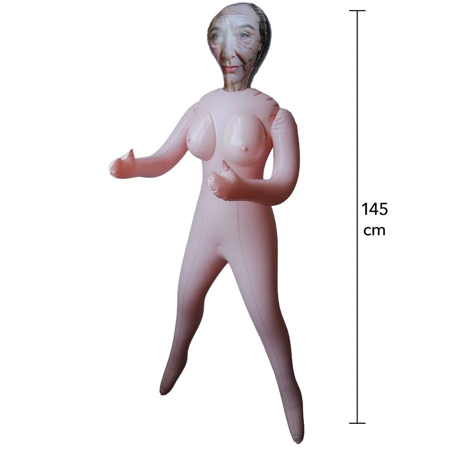 Horny Granny Mamie Coquine Poupée Gonflable 145 CM Hidden Desire poupée gonflable