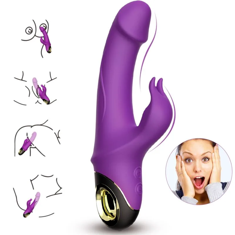 Meteror Gode Vibromasseur Lapin Violet Armony