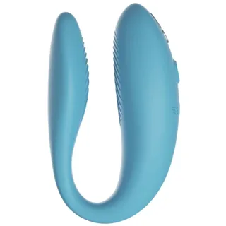 Vibe - Sync Go Double Stimulateur Turquoise We turquoise stimulateur clitoridien