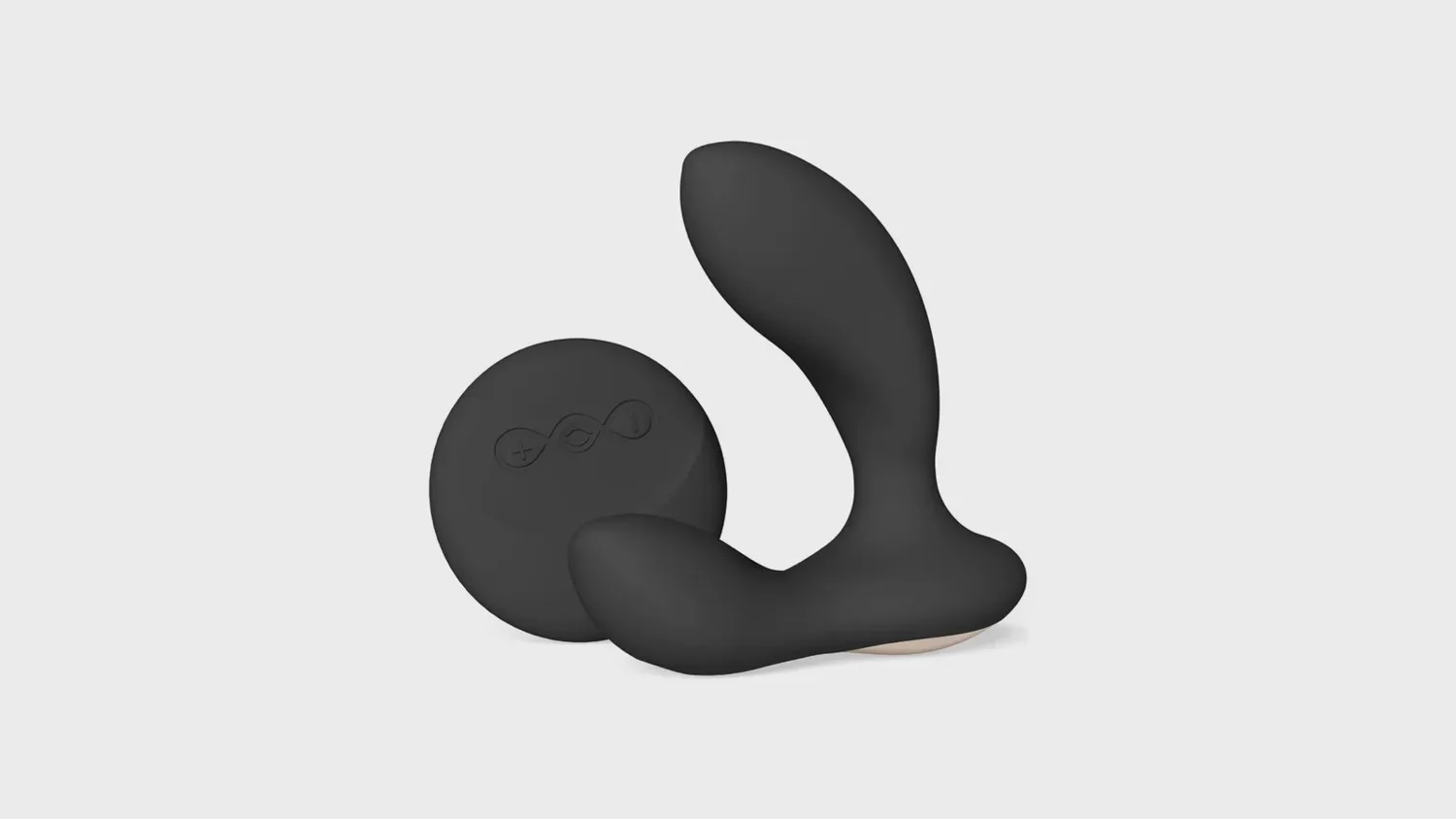 Masseur de prostate LELO Hugo 2 Remote noir, à deux moteurs et télécommande SenseMotion
