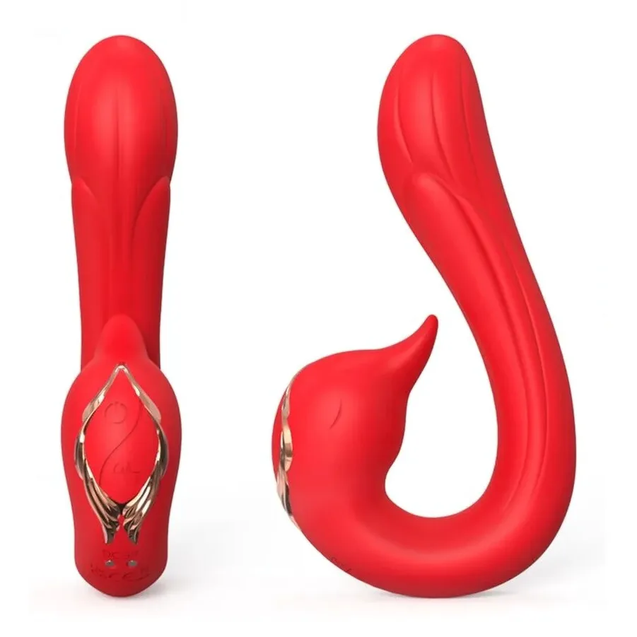 Vibromasseur Delfin Multiposition Effet Armony sur fond blanc