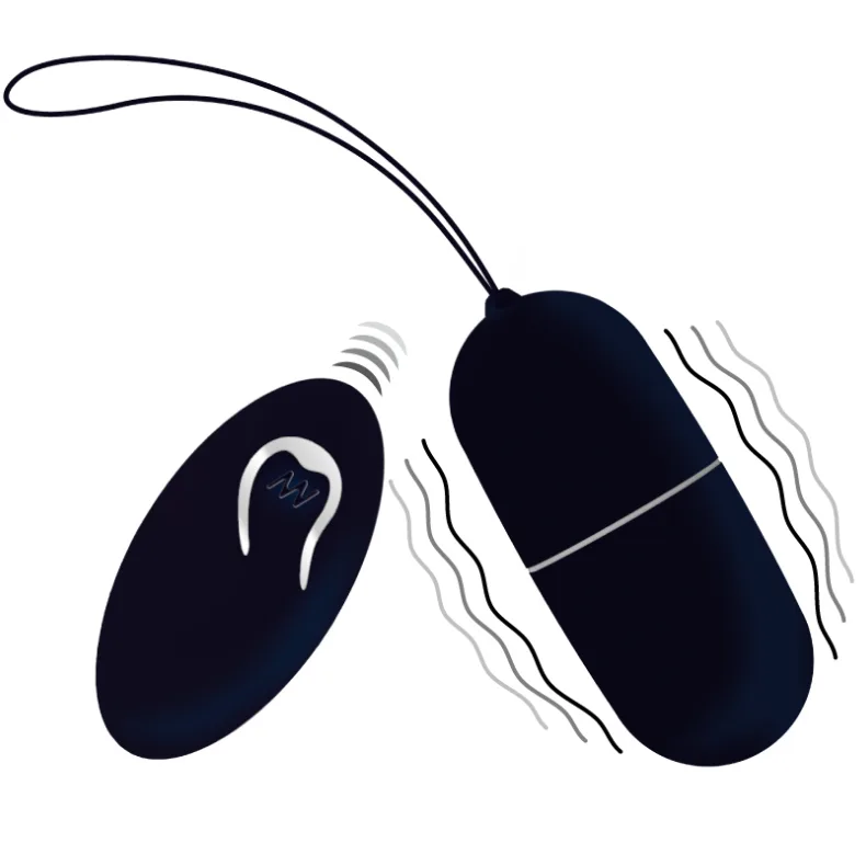Oeuf Vibrant Flippy I avec Télécommande Noir Intense