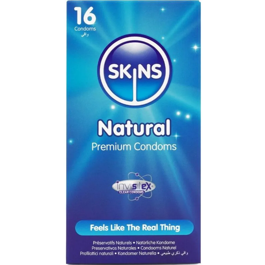 Pack de 16 Préservatifs Naturels Premium Skins