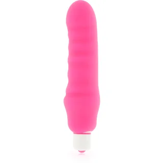Vibromasseur Dolce Vita Genius rose vu de trois quarts