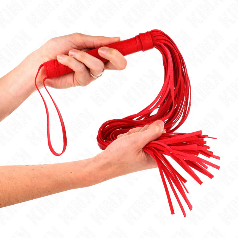 Fouet PVC Souple Rouge 70 CM Kink rouge fouet & martinet