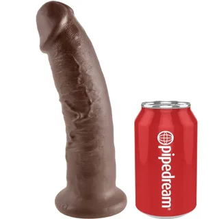 Gode Marron 22,9 cm King Cock