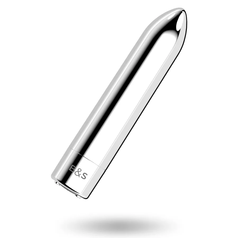 Vibromasseur Balle Magnétique Vibrante Kailan 2 Argent Black&Silver