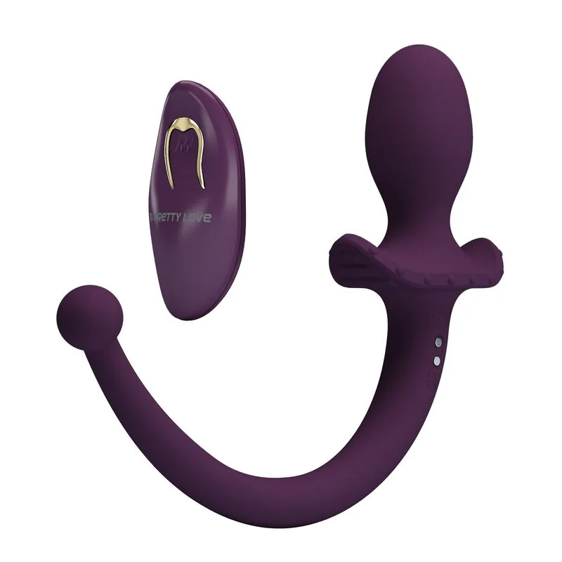 Lioea Plug Anal Vibrant avec Queue 12 Fonctions Pretty Love