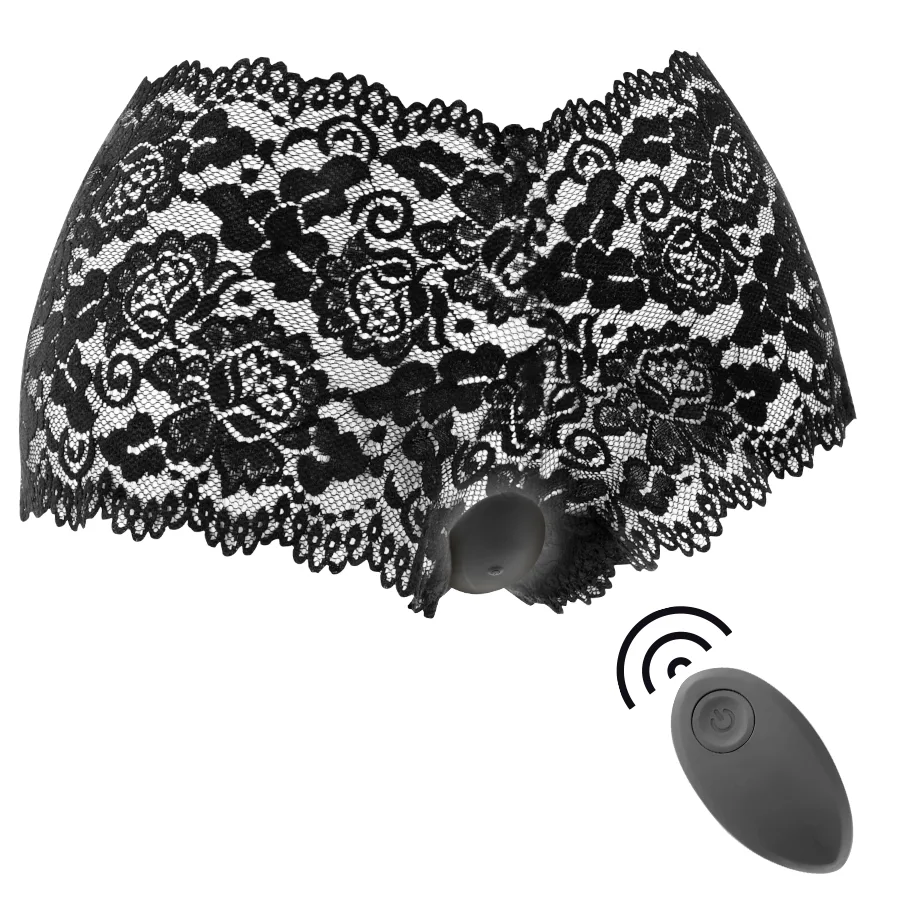 Stimulateur à Télécommande Zara avec Culotte Gratuite Black&silver sextoy connecté
