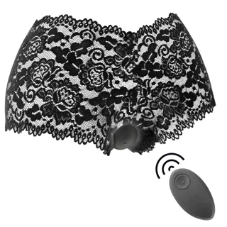 Stimulateur à Télécommande Zara avec Culotte Gratuite Black&silver sextoy connecté