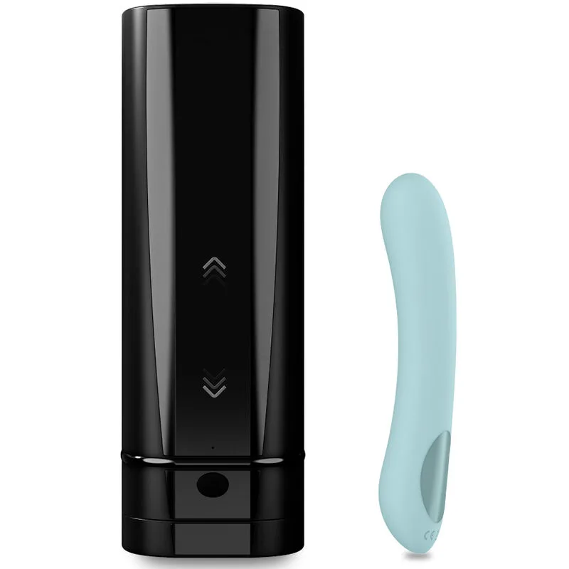 Ensemble Couples Onyx+ & Pearl 2+ Turquoise Kiiroo turquoise masturbateur automatique