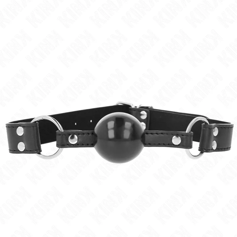Bâton Bille Souple et Solide 4 CM avec Sangle en Cuir 62 Kink bâillon